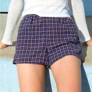 Brandy Melville Logan Boxer Shorts Navy W/ Pockets